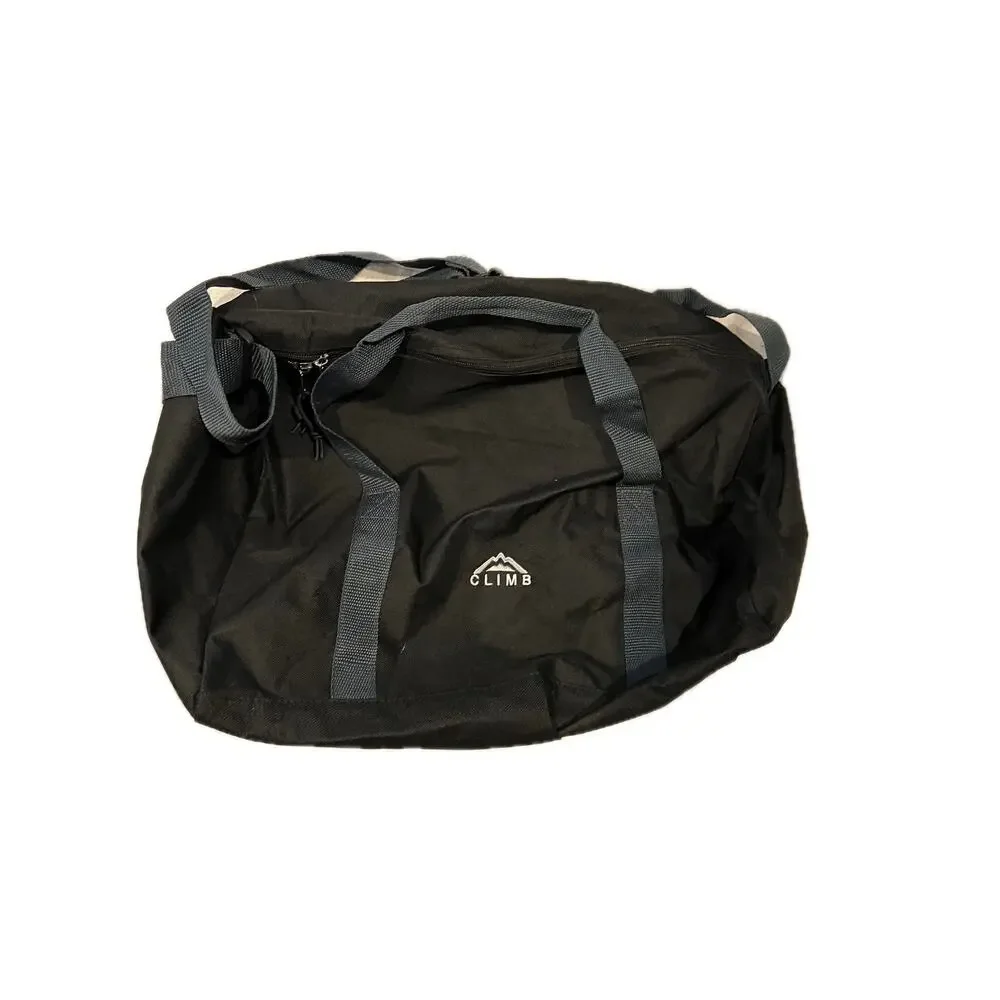 Climb Training Black Duffel Bag 18
